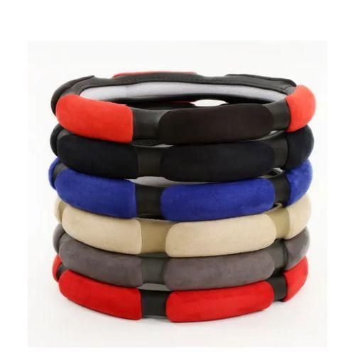 Comfortable and stylish steering cover.