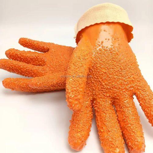 A Pair Of Hard silicone Latex Studded Glove