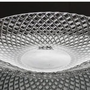 Fruit bowl glass centerpiece