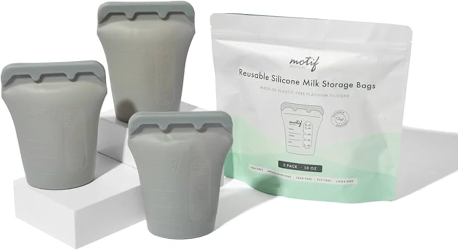 Silicone milk bags