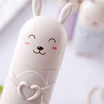 Cute Portable Rabbit-Themed Kids Toothbrush Holders